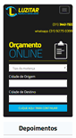 Mobile Screenshot of luzitarmudancas.com.br